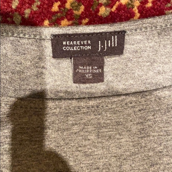 Jjill heather gray tunic sweater - Picture 3 of 5